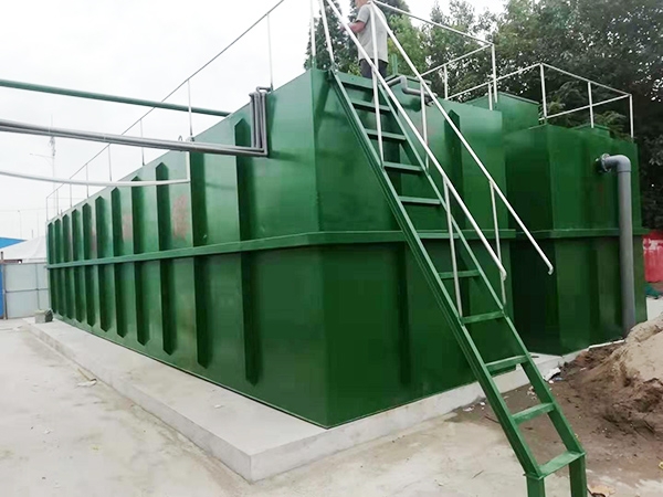 南通市400噸生活污水處理運行現(xiàn)場